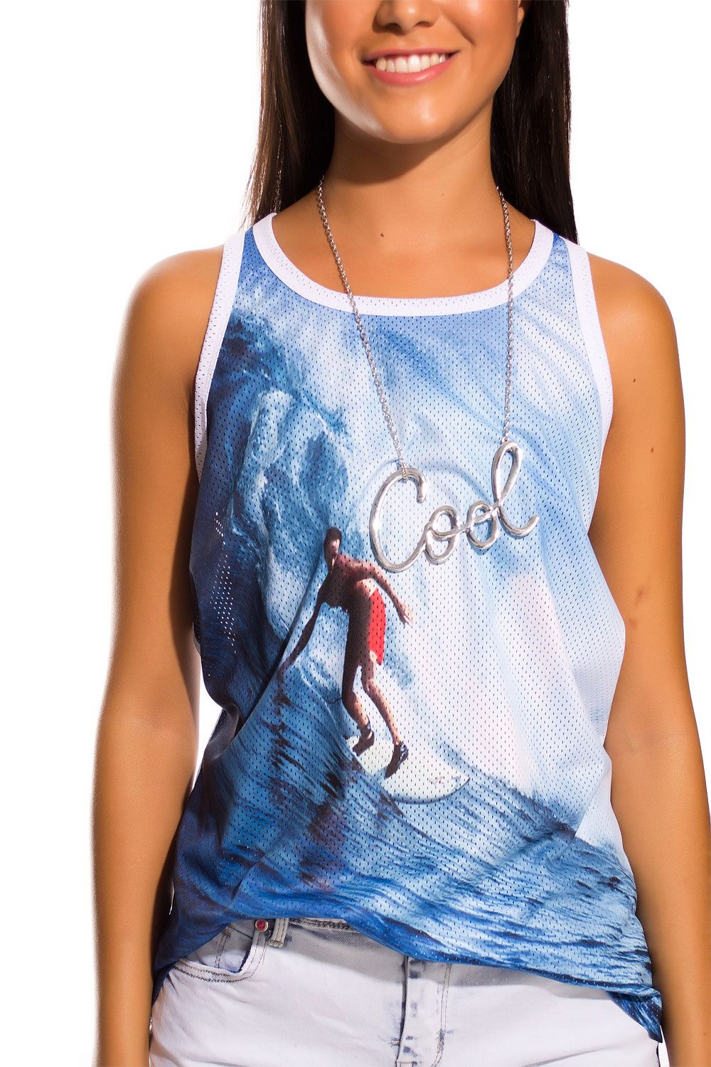 Camiseta con estampado foto surf