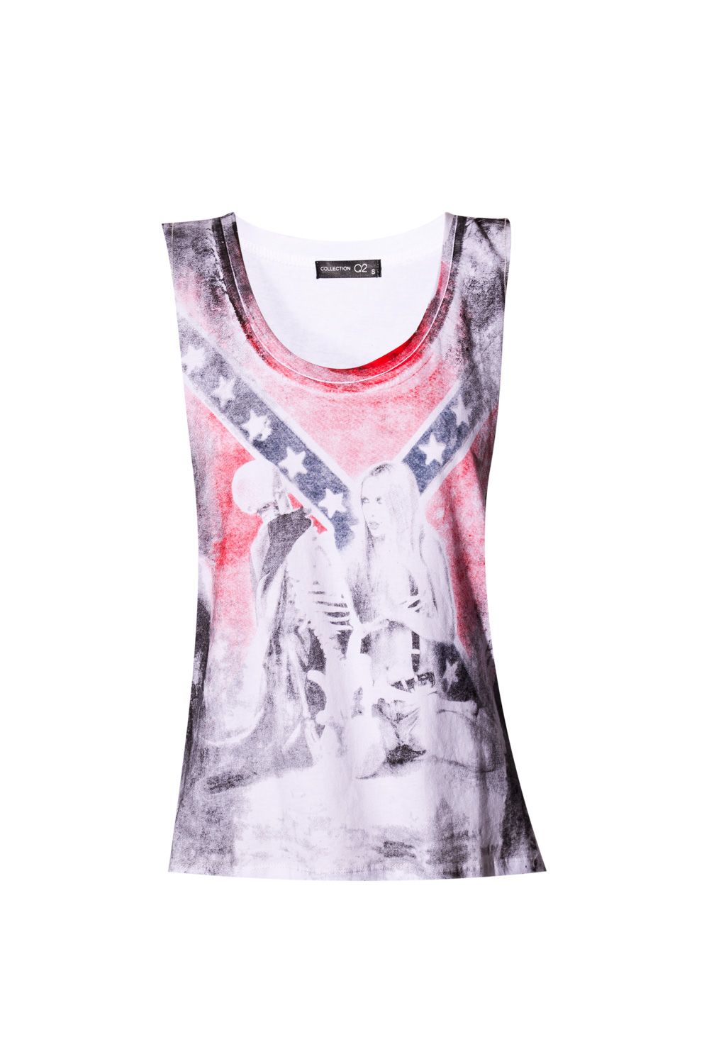 Camiseta estampado bandera