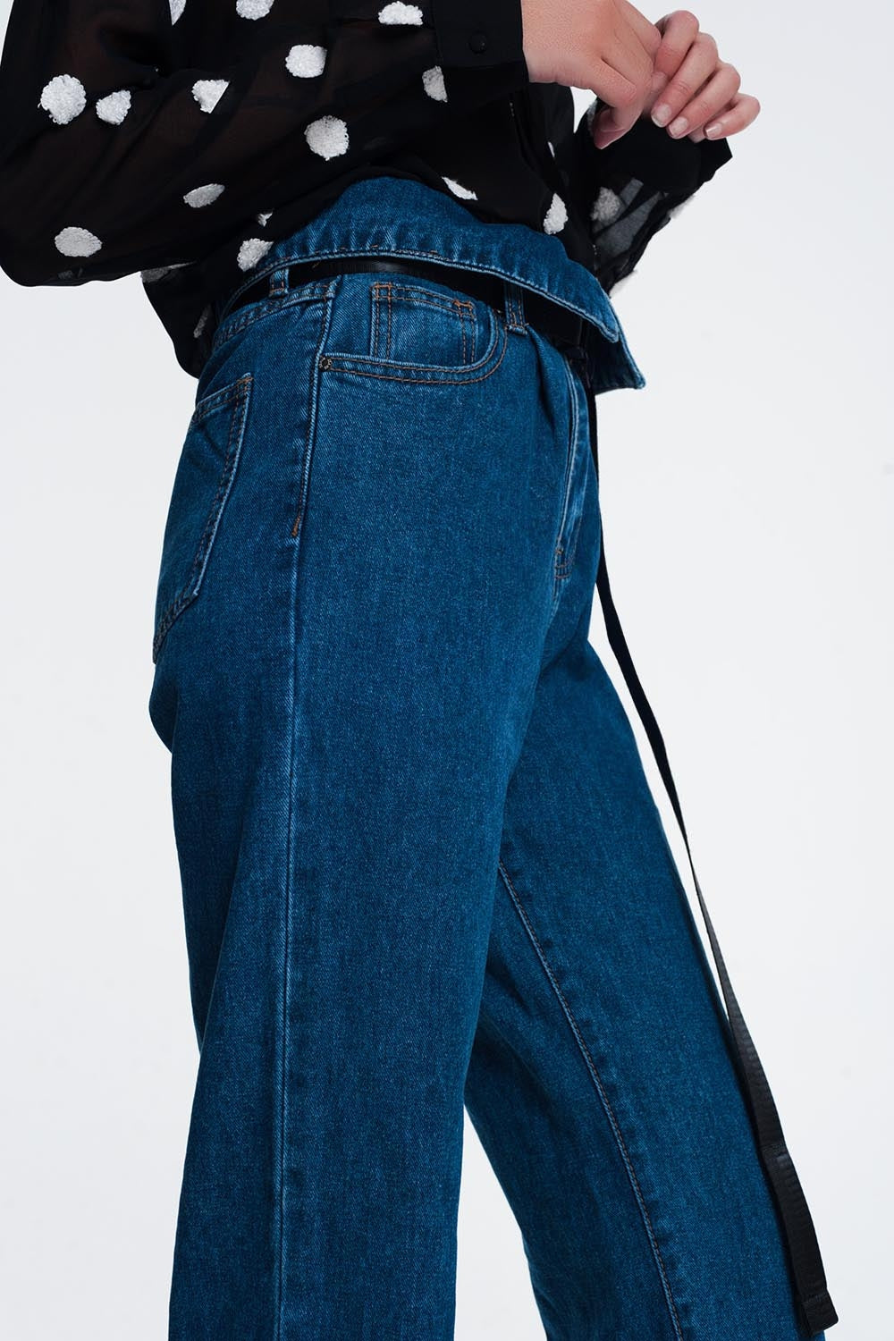 Jeans estilo paper bag
