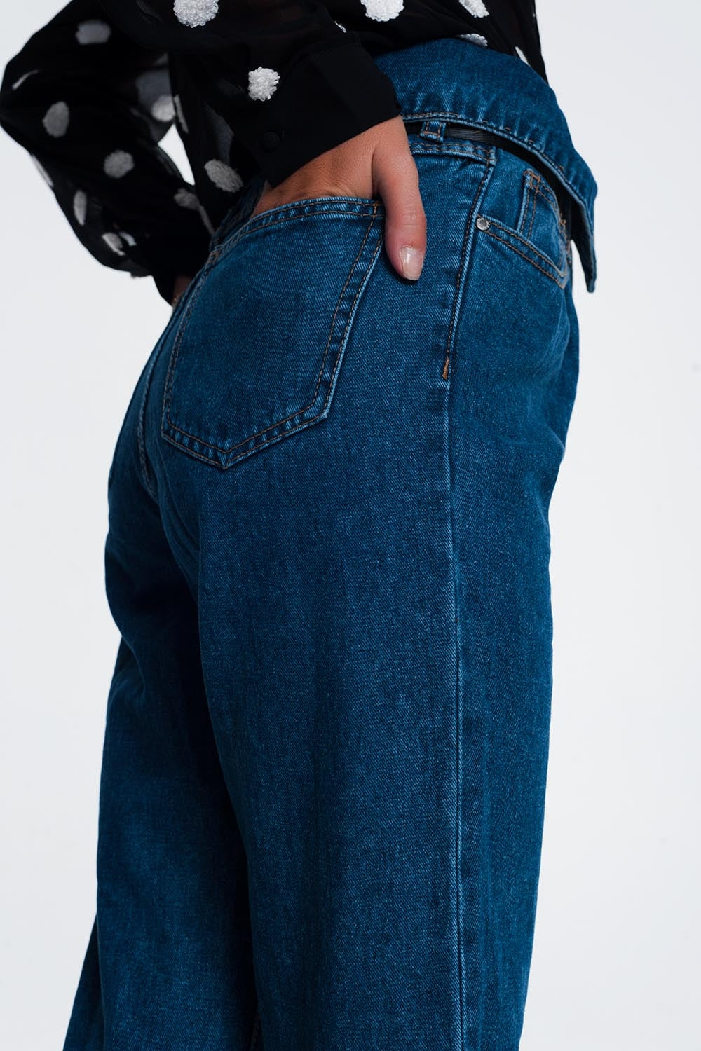 Jeans estilo paper bag