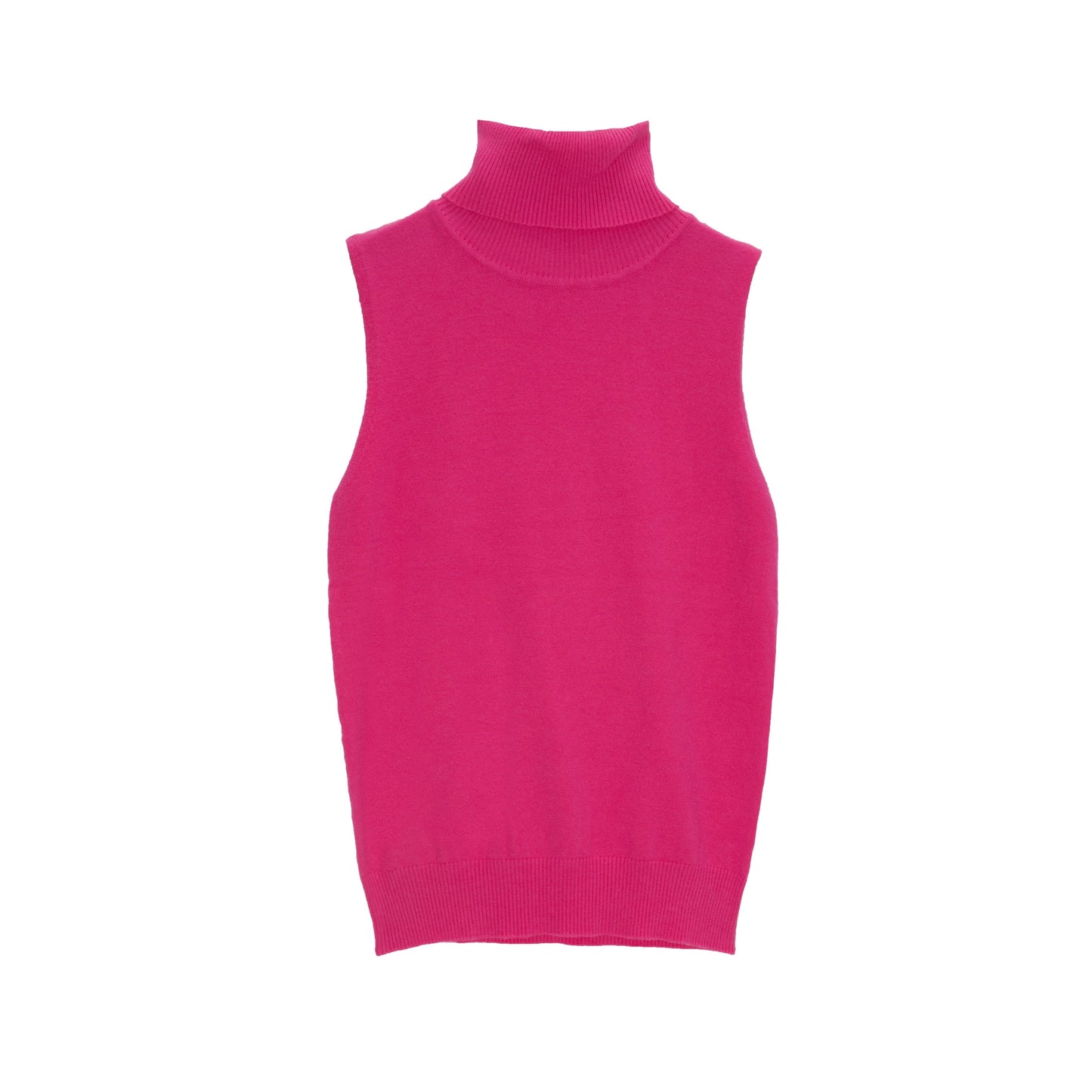Jersey sin mangas en color fucsia