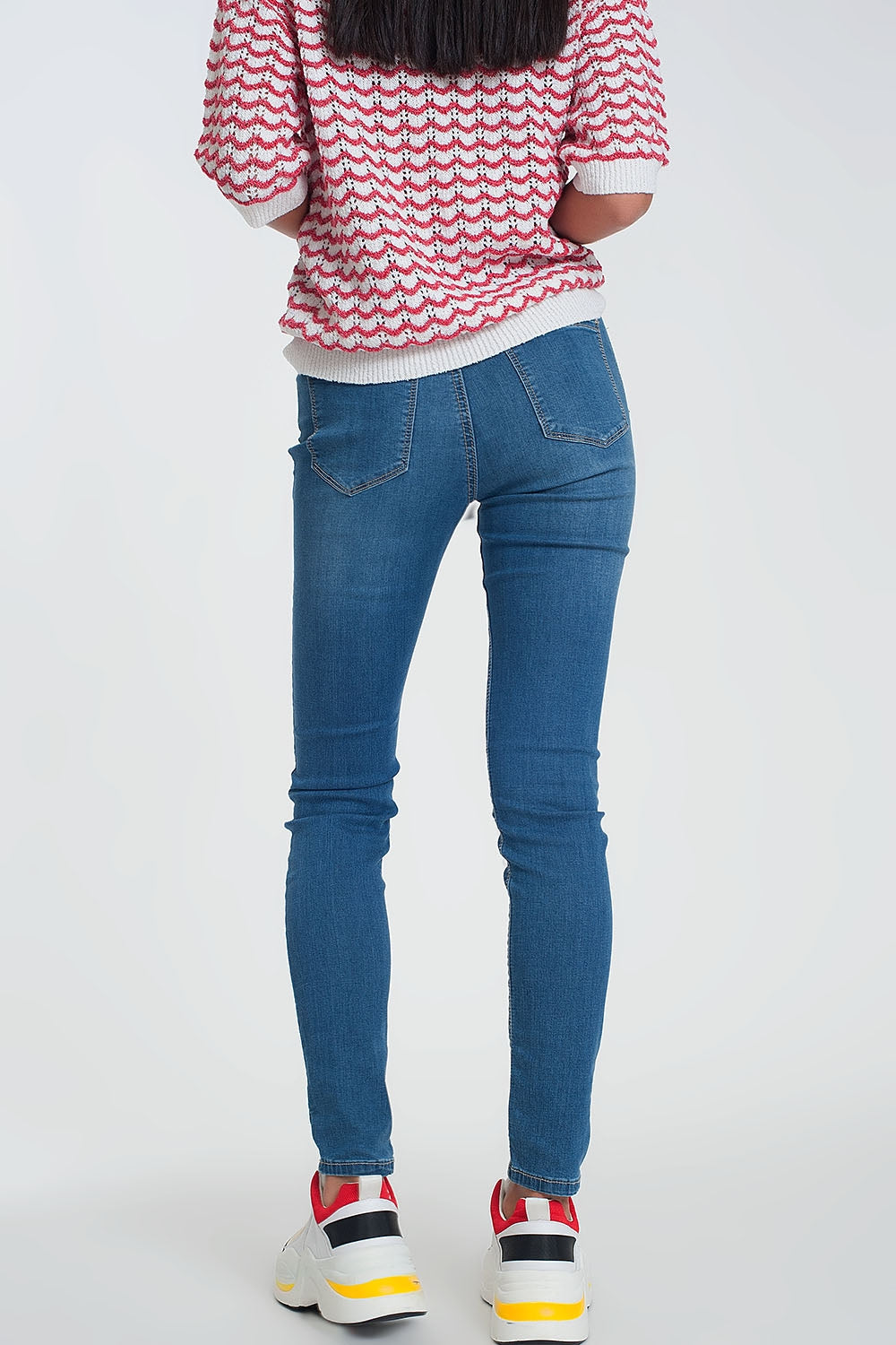 Leggings estilo vaquero con lavado oscuro