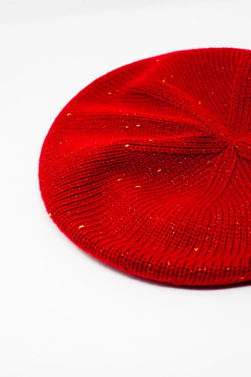 Boina de lana en rojo