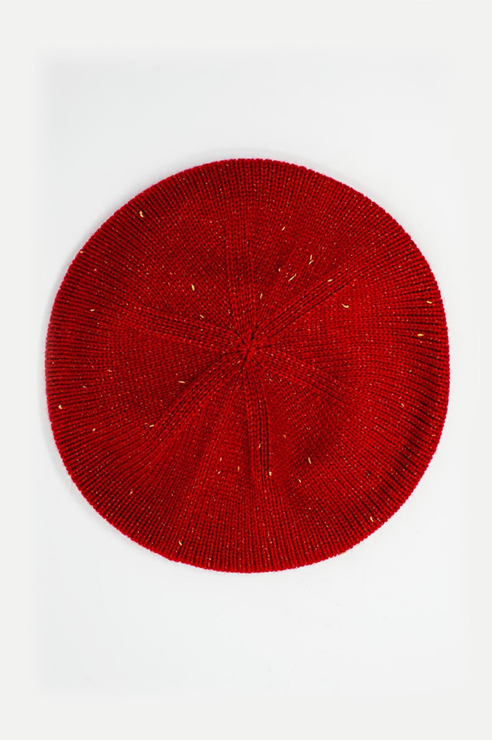 Boina de lana en rojo