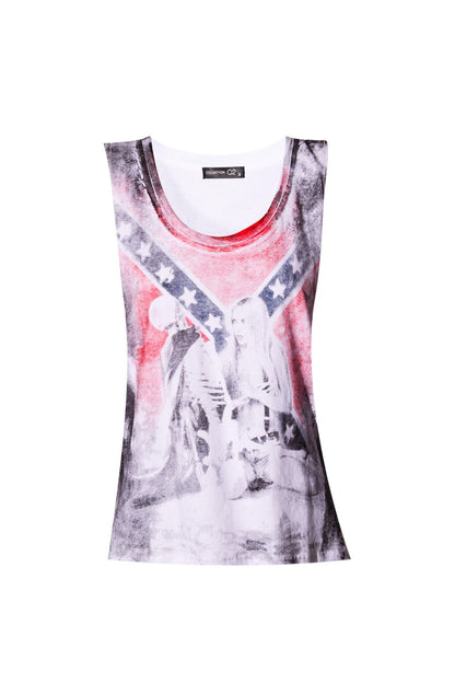 Camiseta estampado bandera