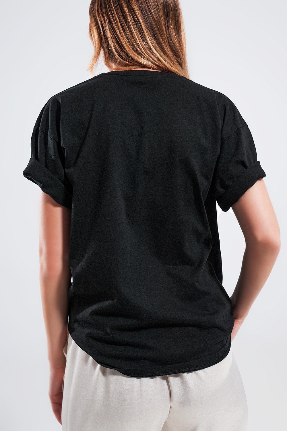 Camiseta negra Brooklyn