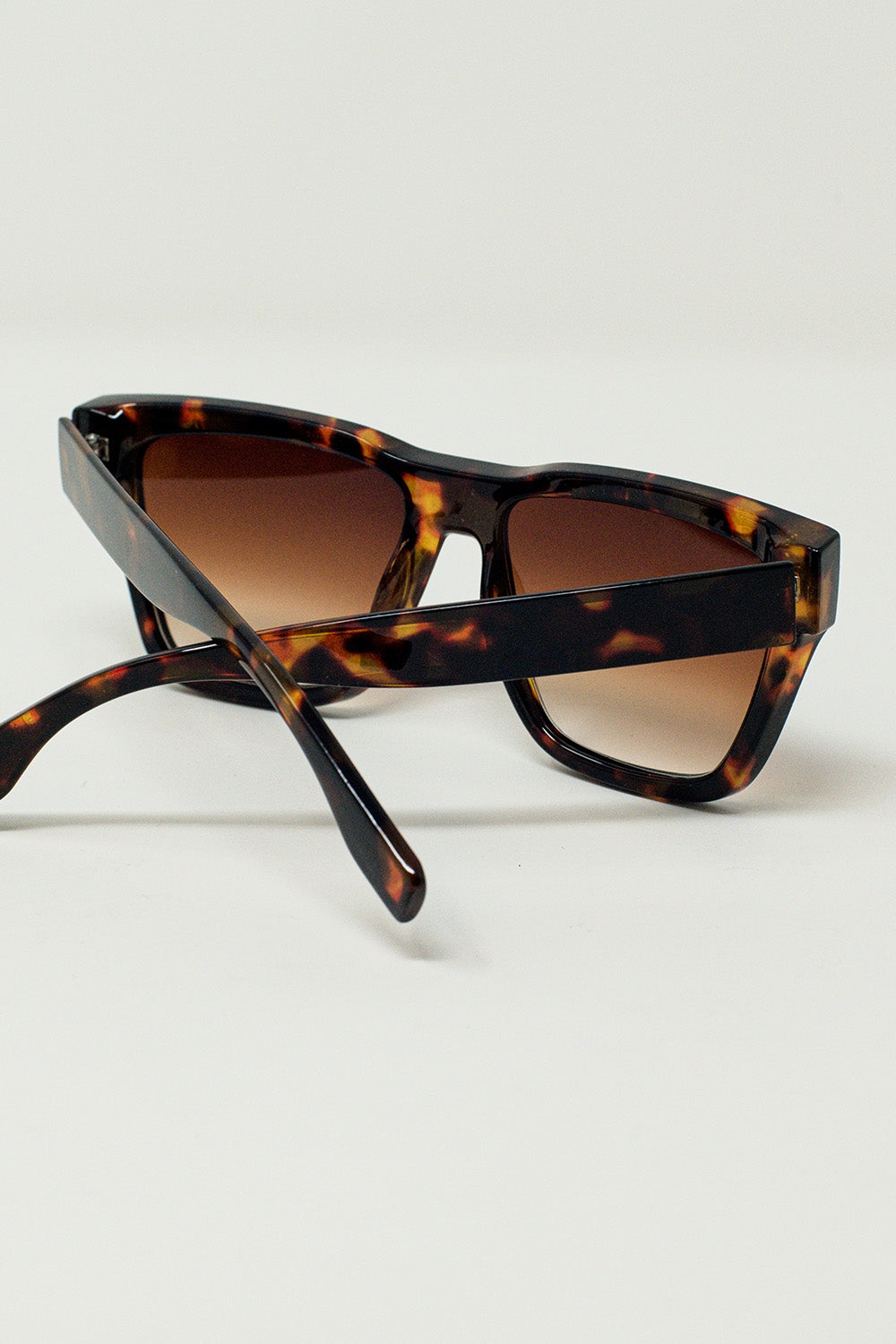 Gafas de sol cuadradas gruesas Brown