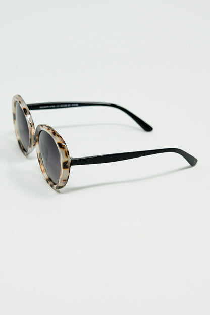 Gafas de sol ovaladas Sunset Spot beige