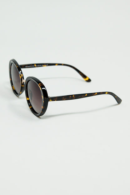 Gafas de sol ovaladas Sunset Spot marrones