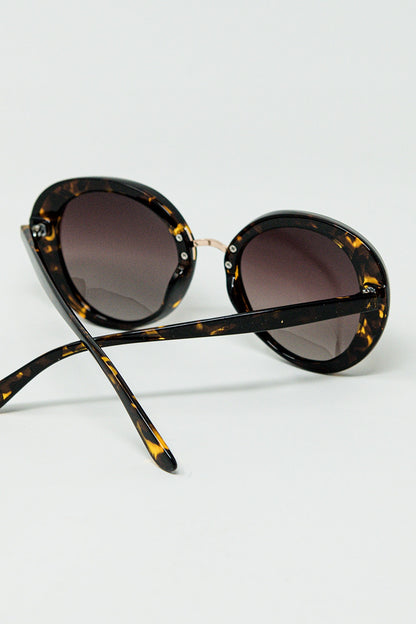 Gafas de sol ovaladas Sunset Spot marrones