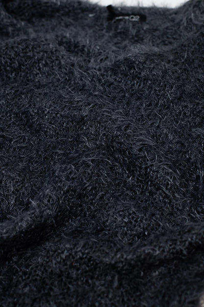 Jersey de piel extra suave en negro