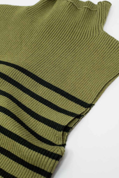 Jersey De Rayas De Tortuga En Verde Oliva