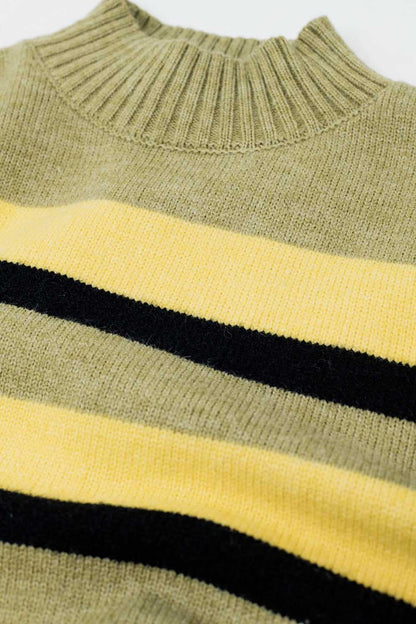Jersey verde con rayas negras y amarillas