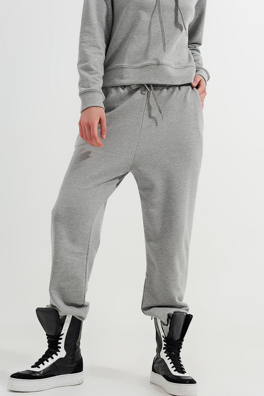 Q2 Jogger gris claro jaspeado
