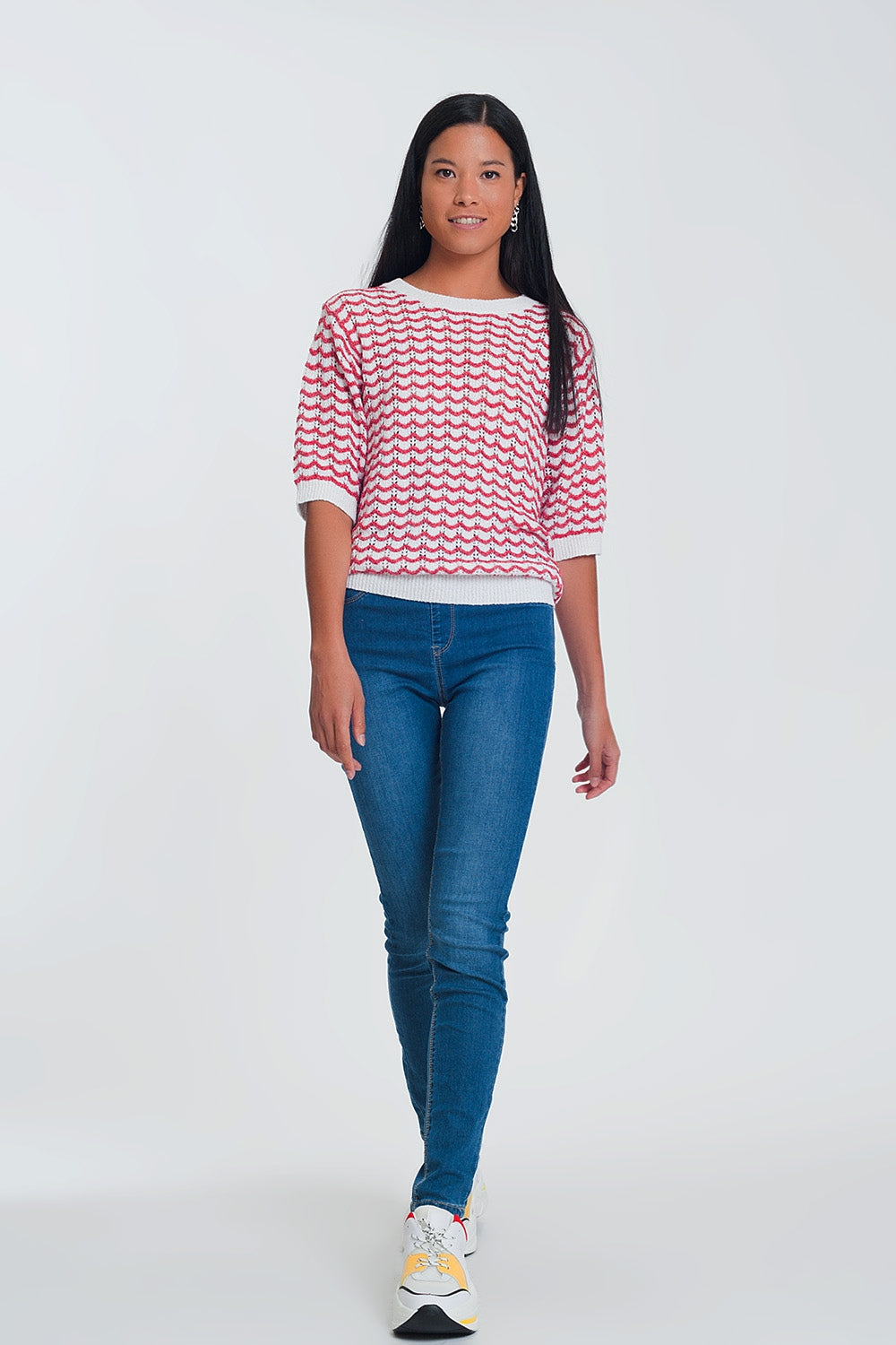 Leggings estilo vaquero con lavado oscuro