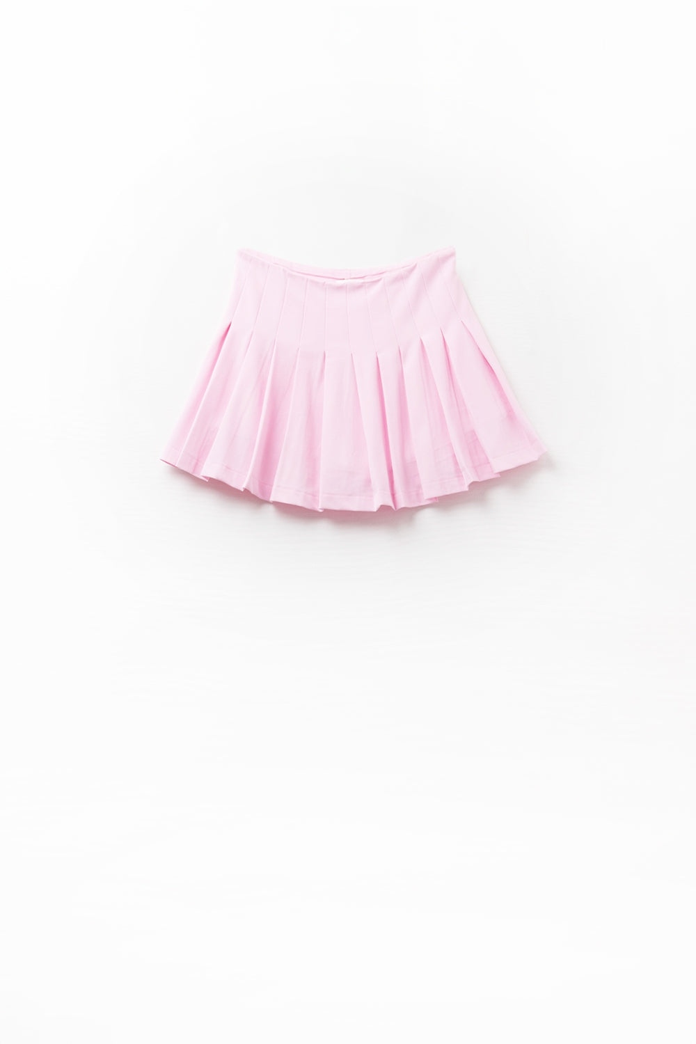 mini falda plisada rosa