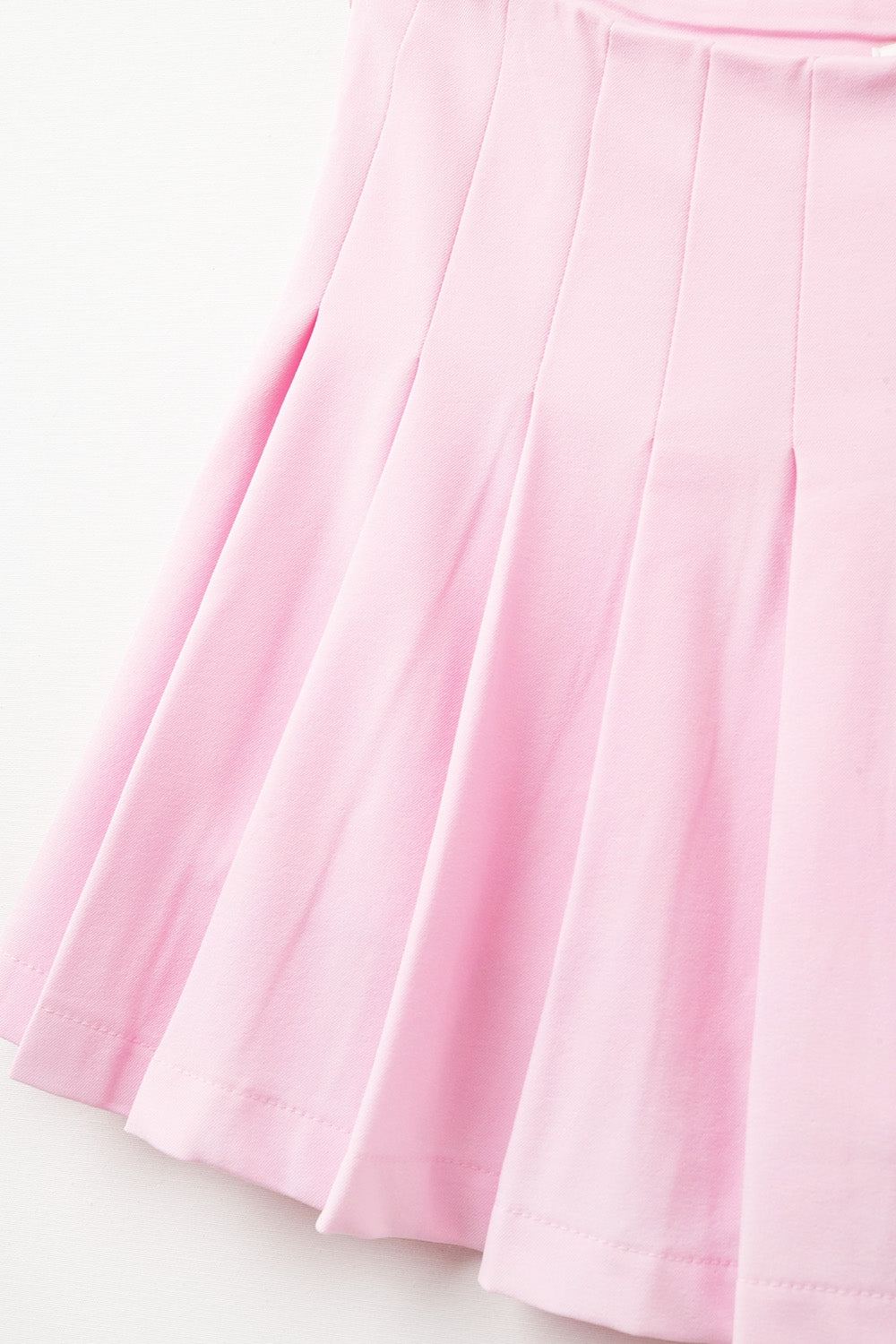 mini falda plisada rosa