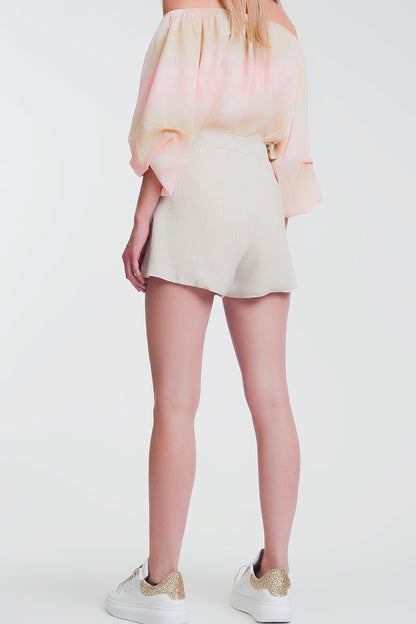 Pantalones cortos con detalle de botones