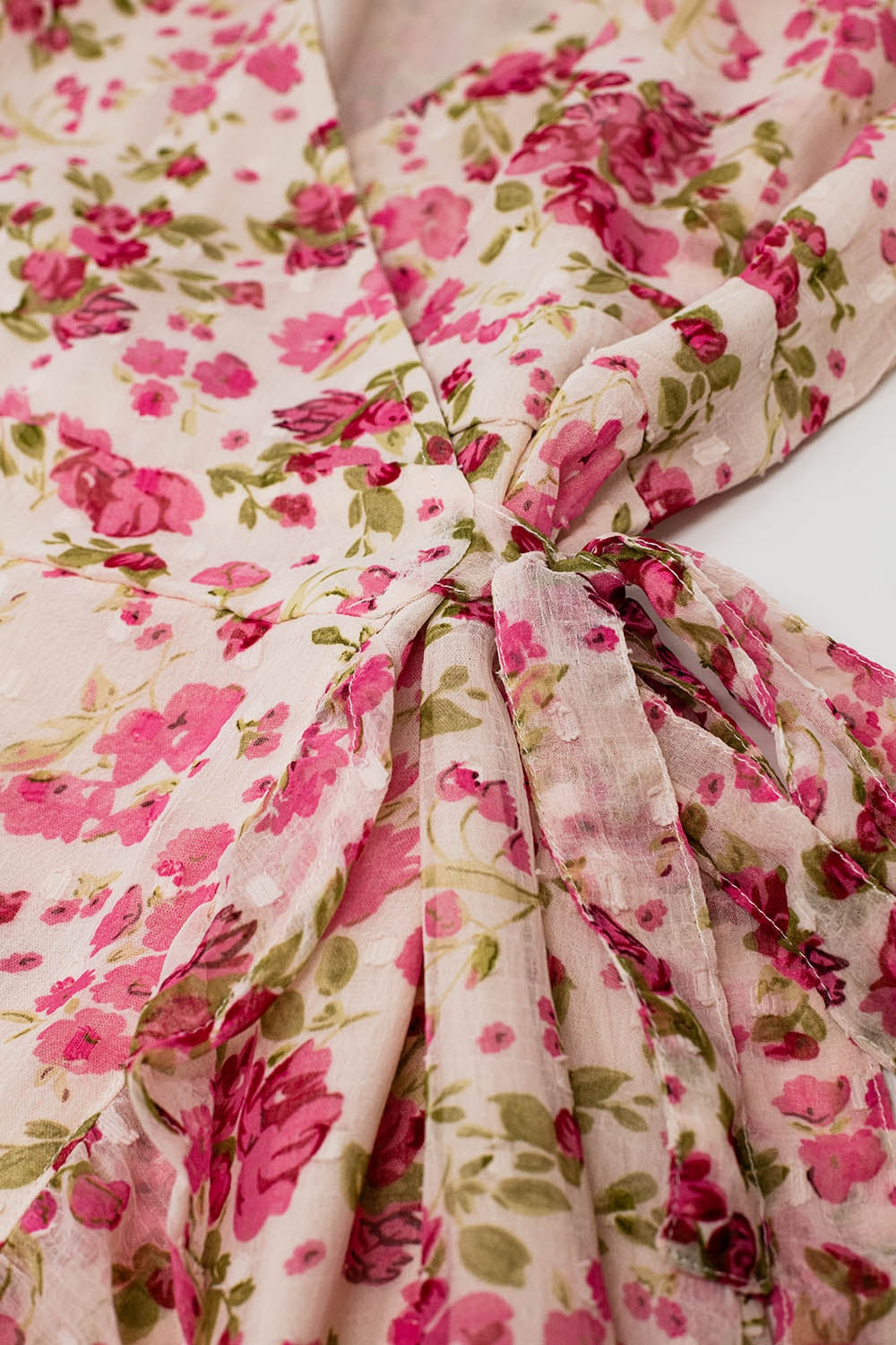 Plumetti Vestido corto con estampado floral rosa
