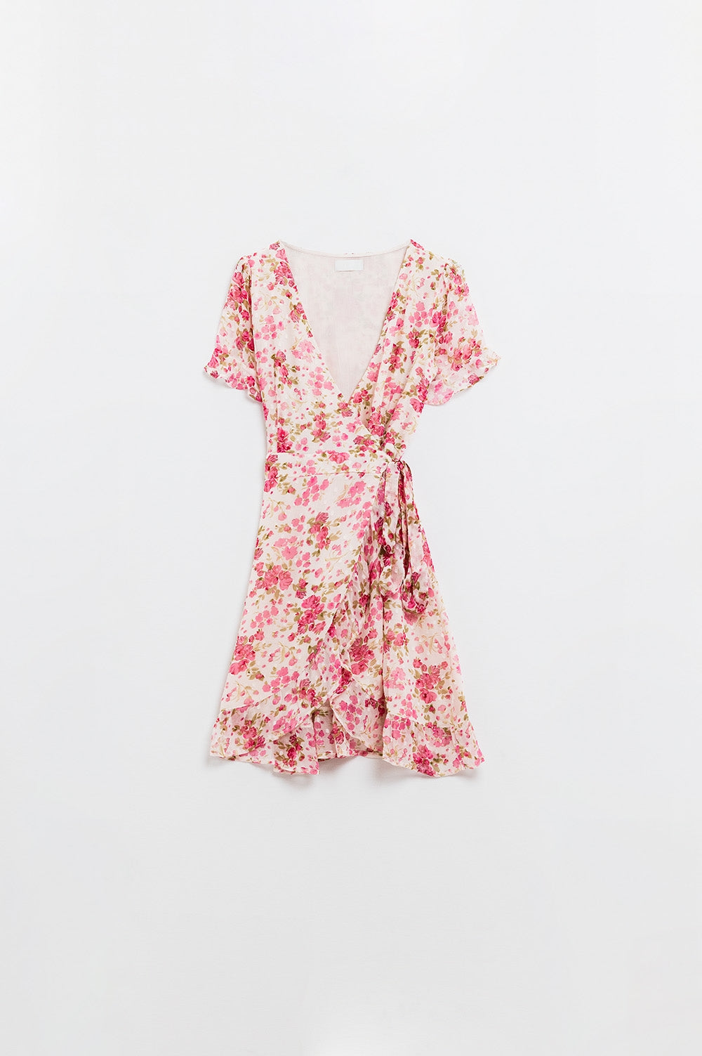 Plumetti Vestido corto con estampado floral rosa