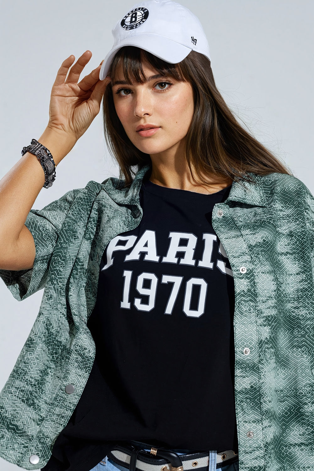 Polo Abotonado Tie Dye Verde