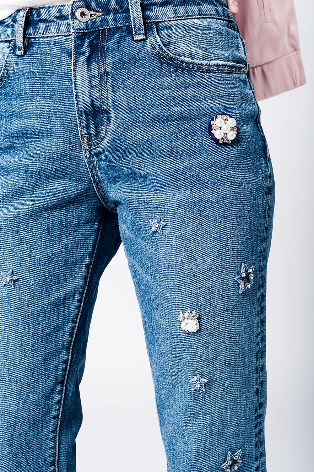 Vaquero mom con estrellas bordadas