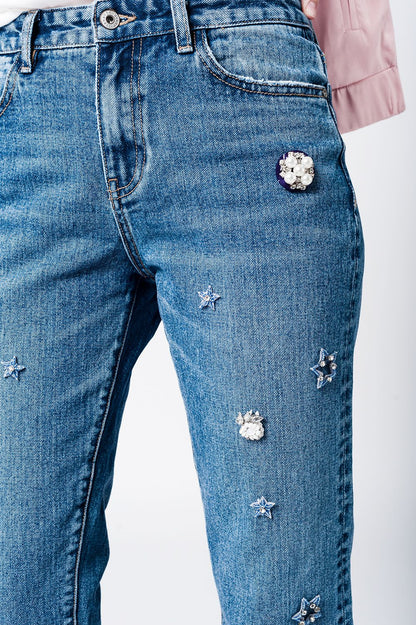 Vaquero mom con estrellas bordadas