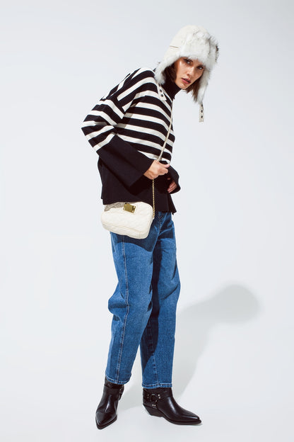 Vaqueros boyfriend oversize azul oscuro