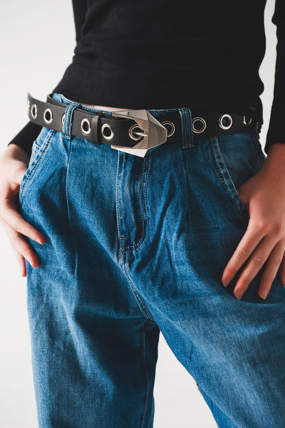 Vaqueros de corte skater tapered de algodón