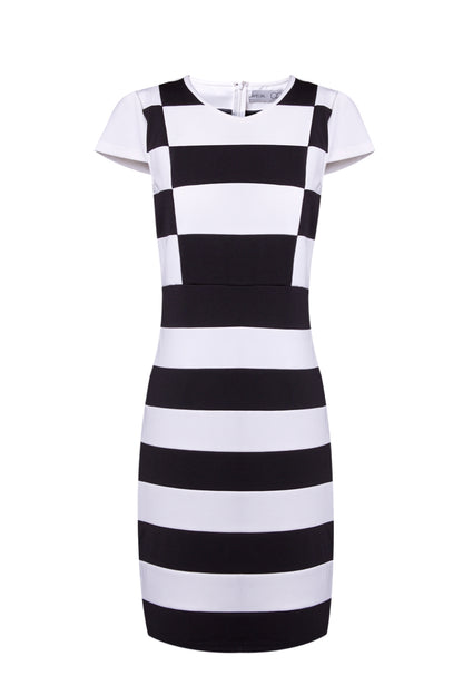 Vestido rayas grandes