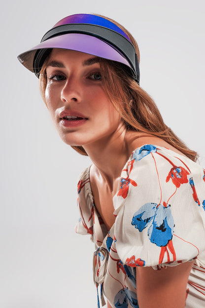 Visera azul